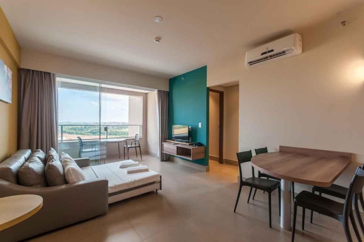 Enjoy Solar das Aguas Park Resort Olimpia Bagian luar foto A living room in a condominium